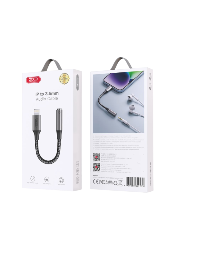 XO NBR258C Lightning adapter Lightning to 3.5mm