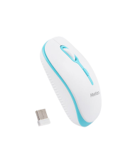 Meetion MT-R547 Ασύρματο Ποντίκι 2.4G Άσπρο & Μπλέ