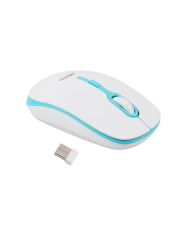 Meetion MT-R547 Ασύρματο Ποντίκι 2.4G Άσπρο & Μπλέ