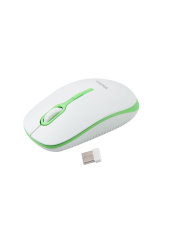 Meetion MT-R547 Ασύρματο Ποντίκι 2.4G Άσπρο & Πράσινο