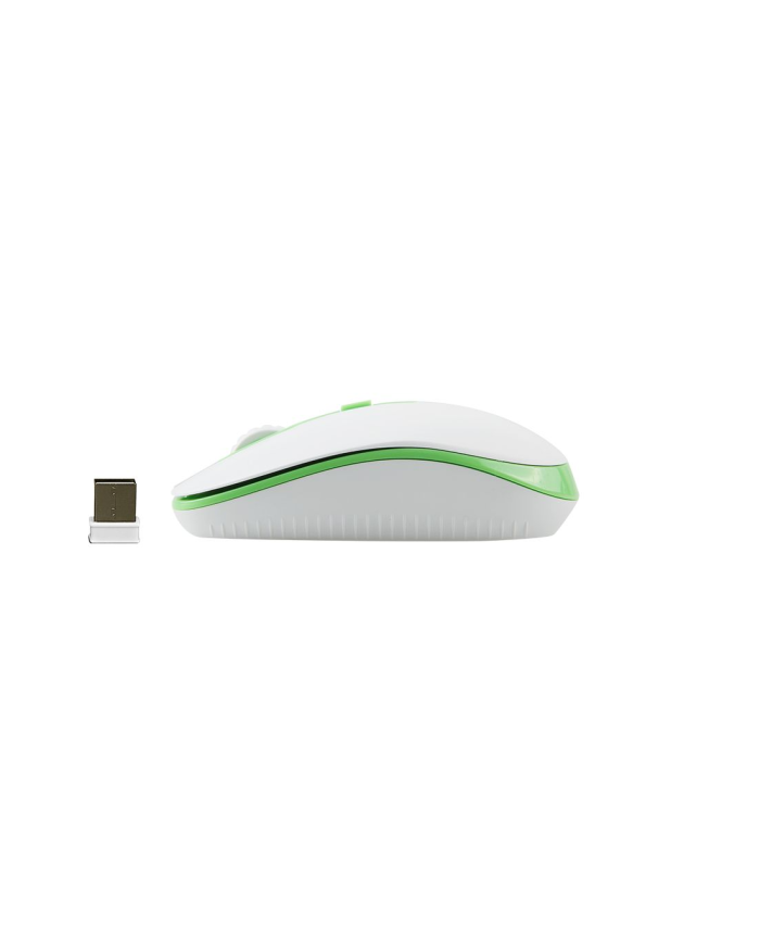 Meetion MT-R547 Ασύρματο Ποντίκι 2.4G Άσπρο & Πράσινο
