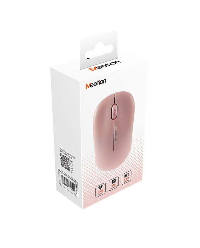 Meetion MT-R545 2.4G Ασύρματο Ποντίκι / Ρόζ
