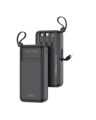 XO PR279 Powerbank με Καλώδια USB-A Type-C Micro & Lightning 20.000mAh