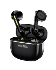 KAKUSIGA earphones με θήκη φόρτισης KSC-1482, True Wireless, 15mm, 35/300mAh, μαύρα