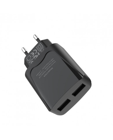 Προσθήκη στη Σύγκριση menu Hoco 2x USB Wall Adapter Μαύρο Προσθήκη στη Σύγκριση menu Hoco 2x USB Wall Adapter Μαύρο