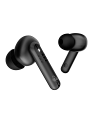 POWERTECH earphones με θήκη φόρτισης PT-1227, TWS, ENC, 30/480mAh, μαύρα