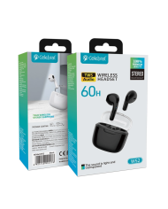 CELEBRAT earphones με θήκη φόρτισης W52, True Wireless, Φ13mm, μαύρα