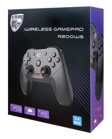 ROAR ασύρματο gamepad R200WS, με vibration, PC, PS3 & Android TV box ROAR ασύρματο gamepad R200WS, με vibration, PC, PS3 & Android TV box