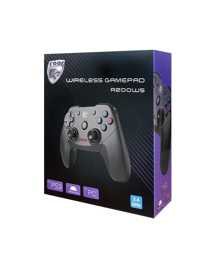 ROAR ασύρματο gamepad R200WS, με vibration, PC, PS3 & Android TV box