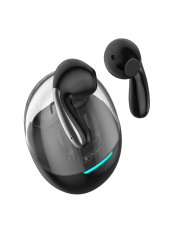 CELEBRAT earphones με θήκη φόρτισης W51, True Wireless, Φ13mm, μαύρα