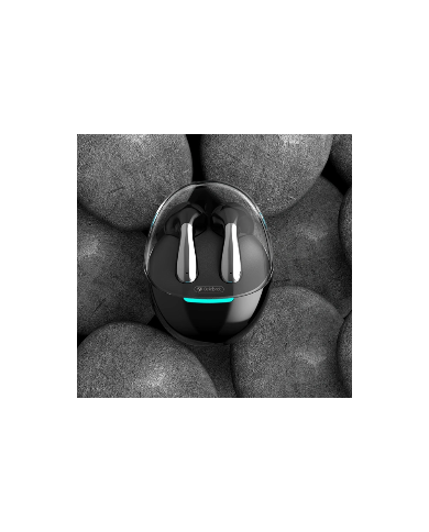 CELEBRAT earphones με θήκη φόρτισης W51, True Wireless, Φ13mm, μαύρα