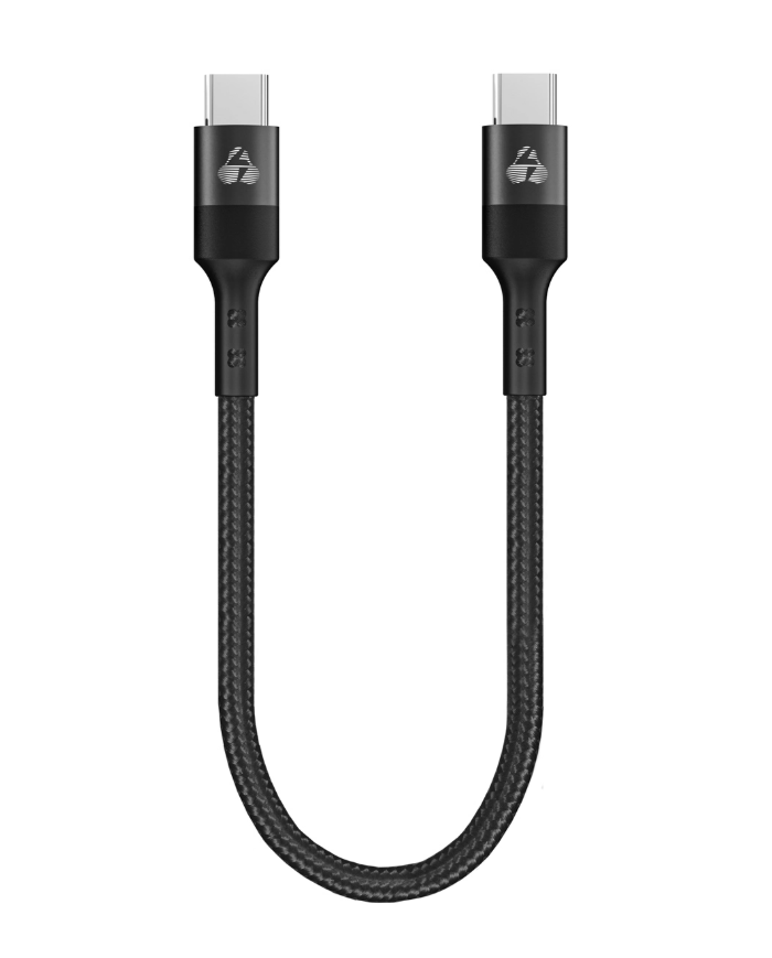 POWERTECH καλώδιο USB-C PTR-0204, PD 60W, 480Mbps, 25cm, μαύρο
