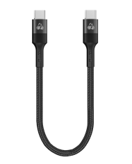 POWERTECH καλώδιο USB-C PTR-0204, PD 60W, 480Mbps, 25cm, μαύρο