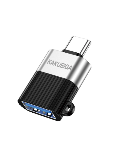 KAKUSIGA αντάπτορας USB-C σε USB KSC-1420, 5Gbps, 18W, γκρι