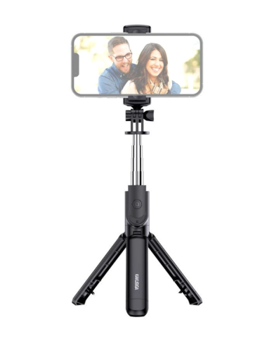 KAKUSIGA selfie stick KSC-1143 με τρίποδο, έως 70cm, Bluetooth, μαύρο