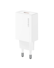 USAMS φορτιστής τοίχου CC324, USB, 18W, λευκός