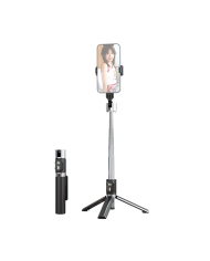 KAKUSIGA selfie stick KSC-1143 με τρίποδο, έως 70cm, Bluetooth, μαύρο
