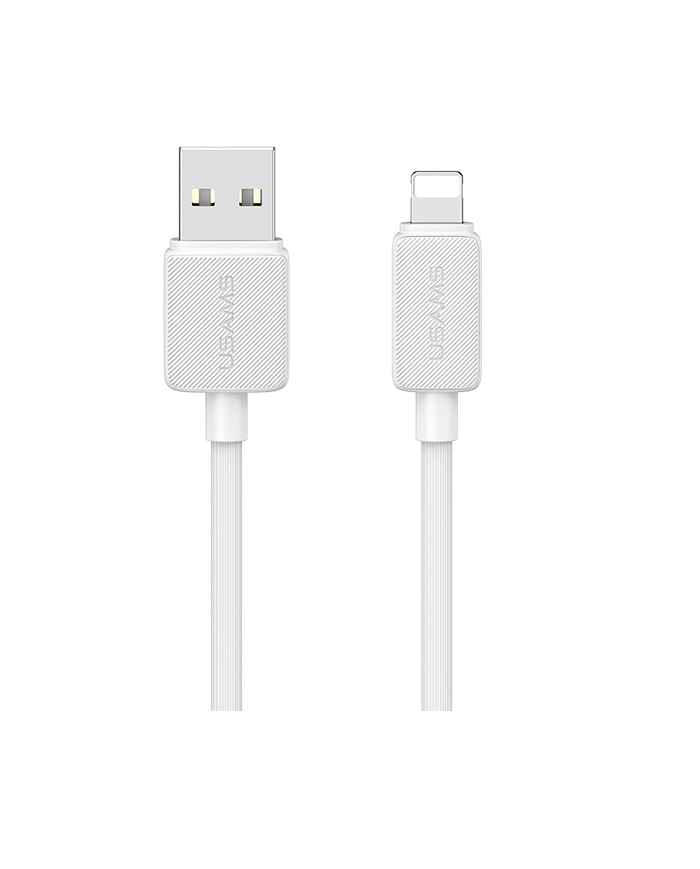 USAMS καλώδιο Lightning σε USB US-SJ694, 2.4A, 480Mbps, 2m, λευκό