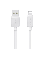 USAMS καλώδιο Lightning σε USB SJ778, 2.4A, 480Mbps, 1m, μαύρο