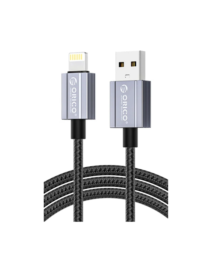ORICO καλώδιο Lightning σε USB GQA12, 2.4A, 480Mbps, 1m, μαύρο