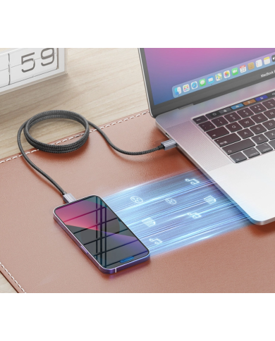 ORICO καλώδιο Lightning σε USB GQA12, 2.4A, 480Mbps, 1m, μαύρο