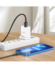KAKUSIGA καλώδιο Lightning σε USB KSC-984, σιλικόνης, 3Α, 480Mbps, 1m, μαύρο