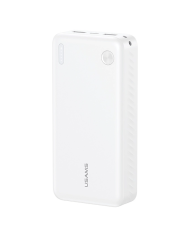 USAMS power bank CD254, 2x θύρες εξόδου, 20000mAh, 10W, λευκό