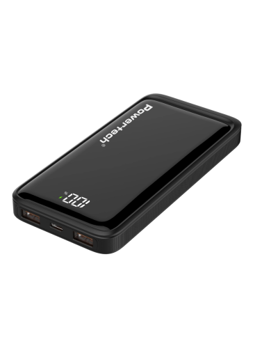 POWERTECH power bank PT-1326 με οθόνη, 10000mAh, 22.5W, μαύρο