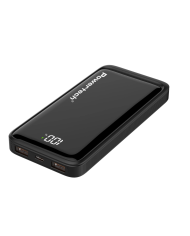 POWERTECH power bank PT-1326 με οθόνη, 10000mAh, 22.5W, μαύρο