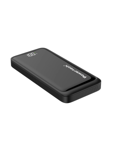 POWERTECH power bank PT-1326 με οθόνη, 10000mAh, 22.5W, μαύρο