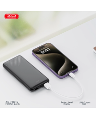 XO PB312 Powerbank 10.000mAh Μαύρο