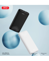 XO PB312 Powerbank 10.000mAh Μαύρο