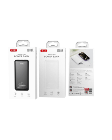 XO PB312 Powerbank 10.000mAh Μαύρο