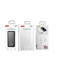 XO PB312 Powerbank 10.000mAh Μαύρο