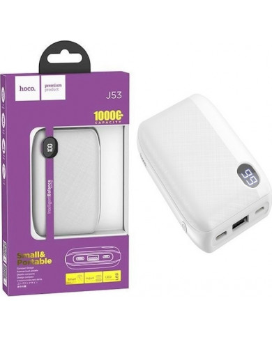 Hoco J53 Exceptional 10000mAh Λευκό Hoco J53 Exceptional 10000mAh Λευκό