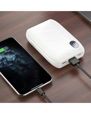 Hoco J53 Exceptional 10000mAh Λευκό Hoco J53 Exceptional 10000mAh Λευκό