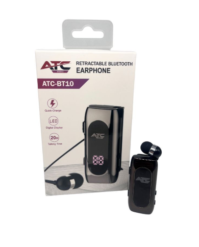 ATC-BT10 Ανασυρόμενο Ακουστικό Bluetooth