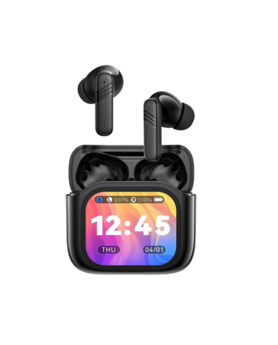 XO X50 Ακουστικά Bluetooth με Λειτουργίες ANC+ENC Dual Mic TWS & Smart LCD Οθόνη