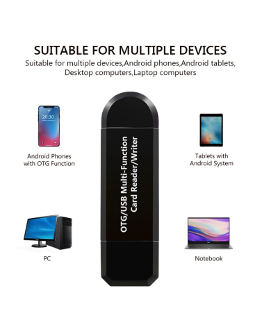 Μετατροπέας USB 2in1 Micro Card Reader