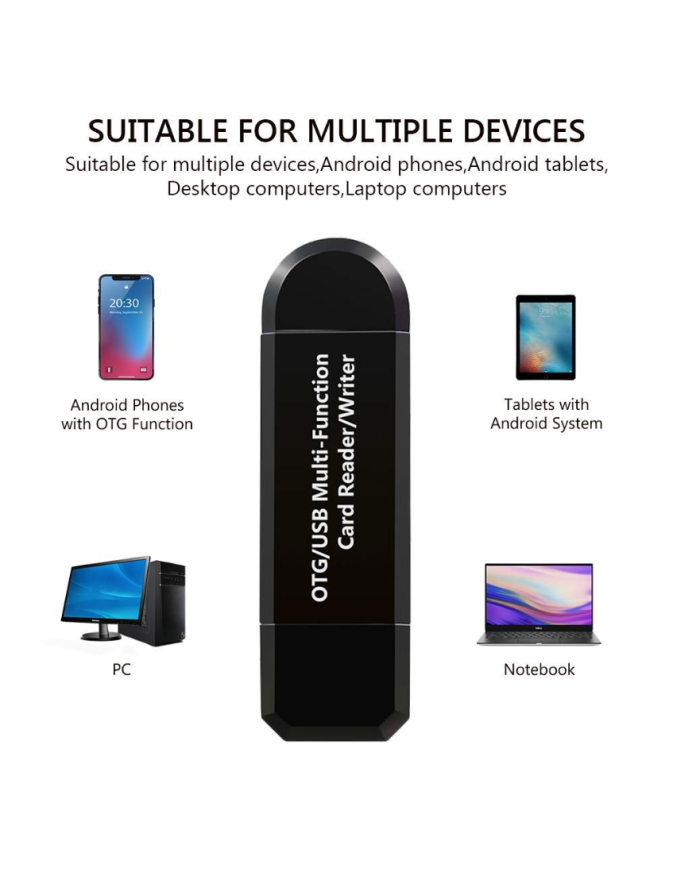 Μετατροπέας USB 2in1 Micro Card Reader