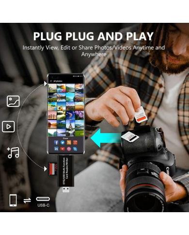 Μετατροπέας USB 2in1 Micro Card Reader
