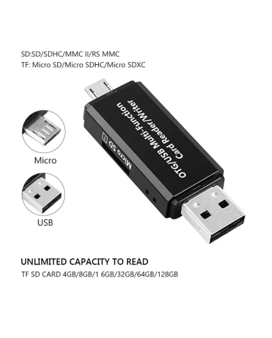 Μετατροπέας USB 2in1 Micro Card Reader