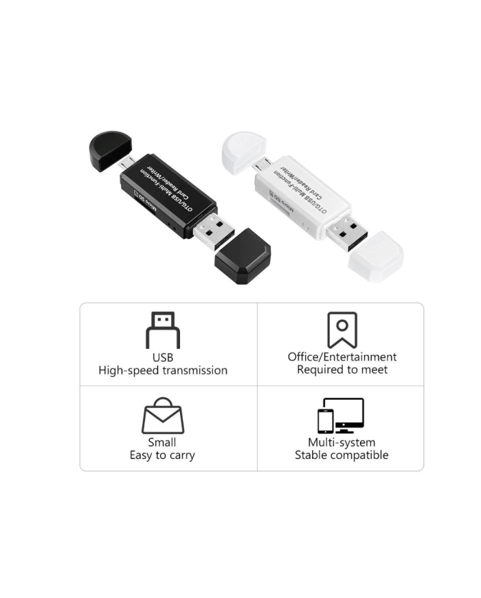 Μετατροπέας USB 2in1 Micro Card Reader
