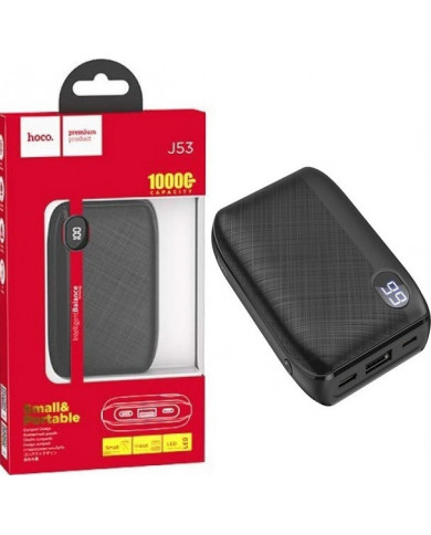 Hoco J53 Exceptional 10000mAh Μαύρο Hoco J53 Exceptional 10000mAh Μαύρο
