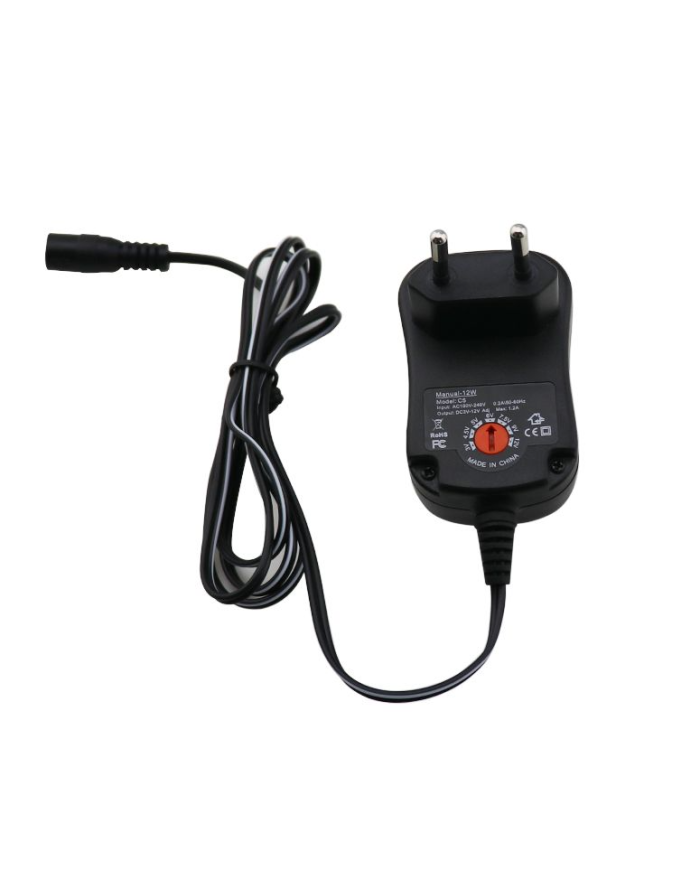 Τροφοδοτικό 12W 12V/1A Switching με 6 κεφαλές