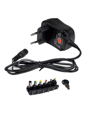 Τροφοδοτικό 12W 12V/1A Switching με 6 κεφαλές