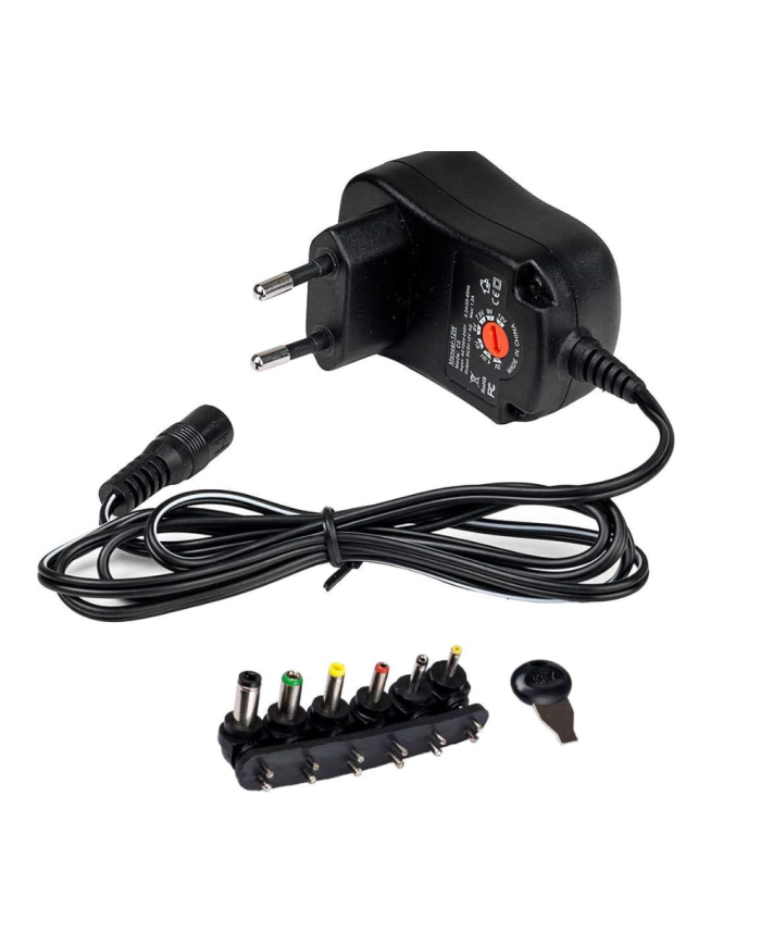 Τροφοδοτικό 12W 12V/1A Switching με 6 κεφαλές