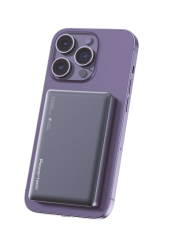 POWERTECH power bank PT-1377, 10000mah, magnetic wireless, 20W, γκρι