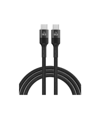 POWERTECH καλώδιο USB-C σε USB-C PTR-0168, PD 60W, copper, 1.5m, μαύρο