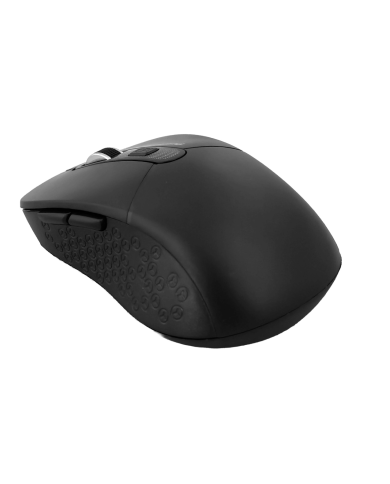 POWERTECH ασύρματο ποντίκι PT-1466, USB δέκτης, έως 1600DPI, μαύρο